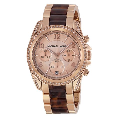 michael kors rose gold watches reviews|rose gold mk watch women's.